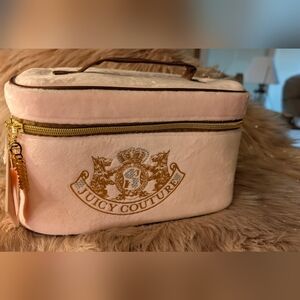 Juicy Couture Pink Cosmetic Bag with Bottle